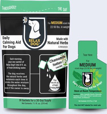 Daily Calming Aid for Medium Size Dogs, 0.24-fl oz pouch, 30 count