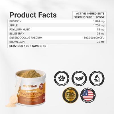 Pumpkin Digestive Aid Supplement Powder, 2-oz