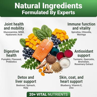 Super Greens Supplement Powder for Dogs, 2-oz