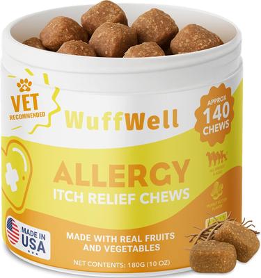 Allergy Supplement Chews for Dogs, 140 count