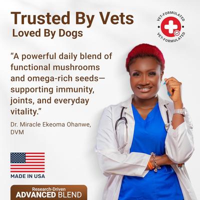 Mighty Mushroom Supplement Chews for Dogs, 140 count