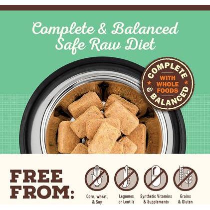 Nuggets de pollo con fórmula, alimento crudo liofilizado para perros sin cereales, bolsa de 5.5 oz