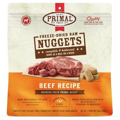 Nuggets de pollo con fórmula, alimento crudo liofilizado para perros sin cereales, bolsa de 5.5 oz