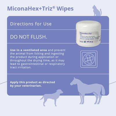 Wipes for Dogs, Cats & Horses, 50 count
