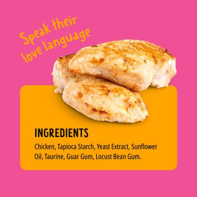 Licky Tubes Grain-Free Tender Chicken Flavored Lickable Cat Treats, 4 tubes