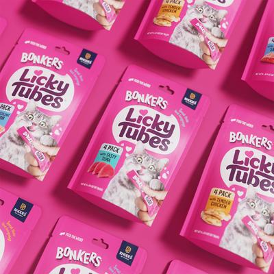 Licky Tubes Grain-Free Wet Tuna Flavored Lickable Cat Treats, 4 tubes