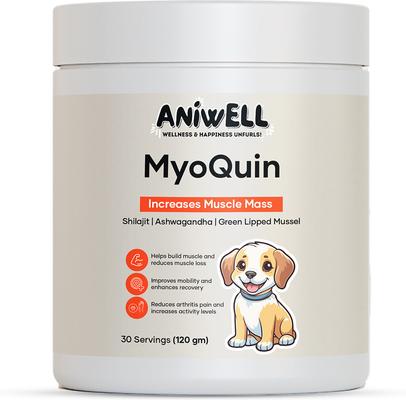 MyoQuin Powder Weight Management Supplement for Dogs, 120-g jar