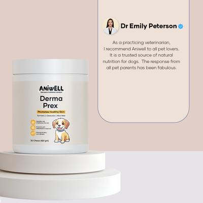 DermaPrex Allergy & Itch Chew Supplement for Dogs, 30 count