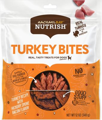 Bundle: Rachael Ray Nutrish Savory Roasters Roasted Chicken + Turkey Bites Hickory Smoke Bacon Recipe Dog Treats