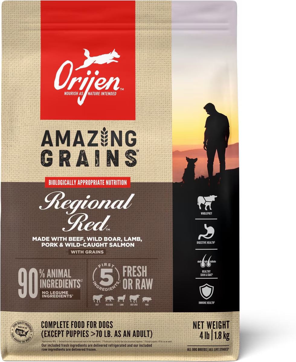 Amazing Grains Regional Red High-Protein Dry Dog Food. 2 tamaños