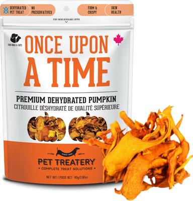 Pumpkin Grain-Free Dehydrated Dog & Cat Treats, 2.82-oz bag