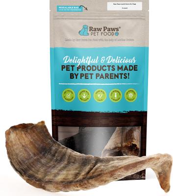 Masticable para perros Lamb Horns, grande, 2 unidades