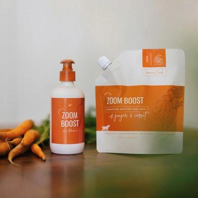 Zoom Boost Electrolyte Liquid Supplement & Refill for Dogs, 7.7-fl oz & 500-mL bottles