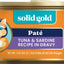 Flavorful Feast Real Tuna & Sardine Grain-Free Gravy Pate Wet Cat Food, 3-oz can, case of 3