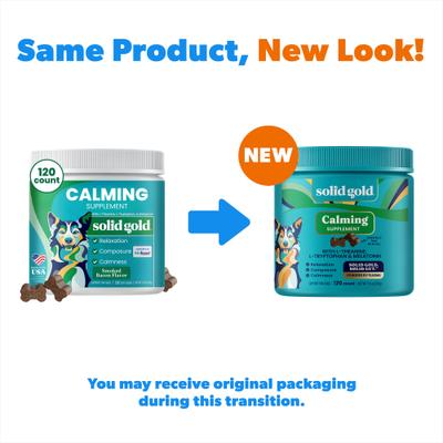 Keep Calm & Wag On Calming Aid Chew Supplement for Dogs, 120 count