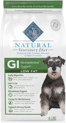 GI Gastrointestinal Support Low Fat Dry Dog Food, 6-lb bag