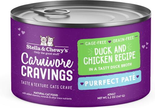 Carnivore Cravings Purrfect Pate Variety Pack Cat Food, 2.8-oz can, case of 12