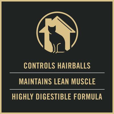 Adult Indoor Hairball Management Turkey & Rice Formula Dry Cat Food, 7-lb bag