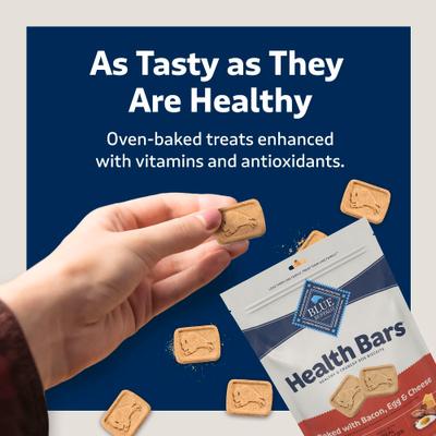 Health Bars Natural Crunchy Variety Pack Dog Treats Biscuits, 16-oz bag, 3 count