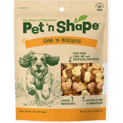 Golosinas para perros Chik 'n Biscuits sin cereales, bolsa de 2,21 lb