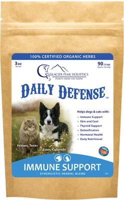 Daily Defense Powder Immune Supplement for Dogs & Cats, 3-oz