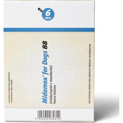 Solución tópica para perros de 24 a 40 kg (caja azul), 6 dosis (suministro para 6 meses)