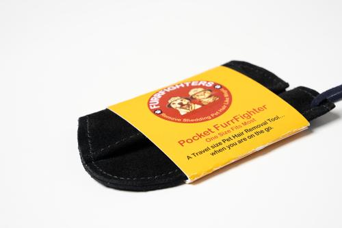 Pocket Travel-Size Pet Hair & Lint Remover, Black