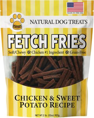Fetch Fries Beef & Sweet Potato Dog Treats, 16-oz bag