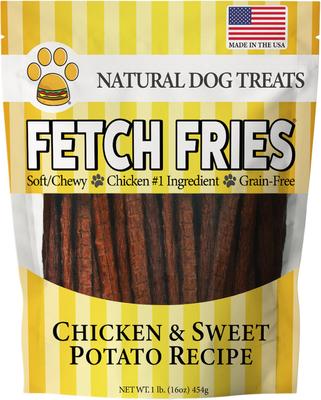 Fetch Fries Chicken & Sweet Potato Dog Treats, 16-oz bag