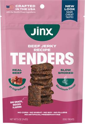 Salmon Tenders Jerky Dog Treats, 5-oz bag, 4 count