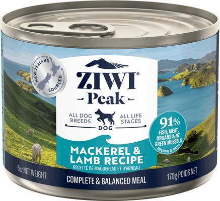 Peak Variety Pack Adult Grain-Free Beef, Lamb Pate Canned Dog Food, 6-oz can, case of 6