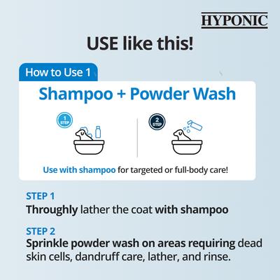 Hypoallergenic Gentle Cleansing Impurity Care Dog & Cat Powder Wash, 2-gram, 12 count