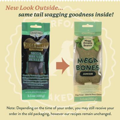 Mega-Bones! Junior Dental Dog Treat, 1 count