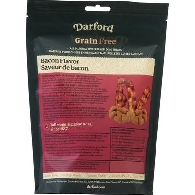 Golosinas para perros sin cereales con sabor a tocino, bolsa de 355 g