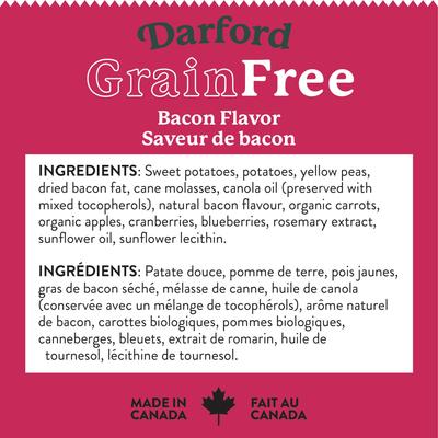Grain-Free Tasty Bacon Flavor Dog Treats, 12-oz bag