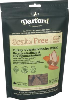 Grain-Free Turkey Recipe Dog Treats, 12-oz bag