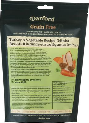 Grain-Free Turkey Recipe Dog Treats, 12-oz bag