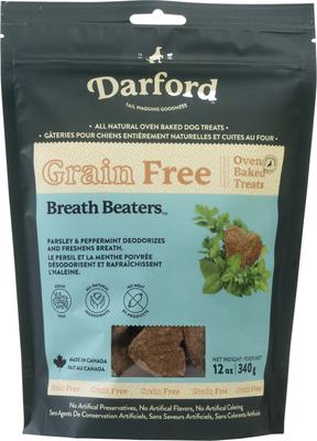 Golosinas para perros Breath Beaters sin cereales, bolsa de 355 g