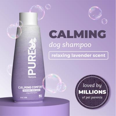 PURE Lavender Mist Calming Dog & Cat Shampoo, 22-fl oz bottle