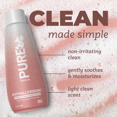 PURE Crisp & Clean Fresh Hypoallergenic Dog & Cat Shampoo, 22-fl oz bottle