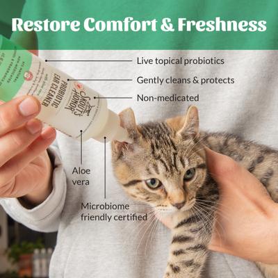 Probiotic Cat Ear Cleaner, 4-fl oz bottle