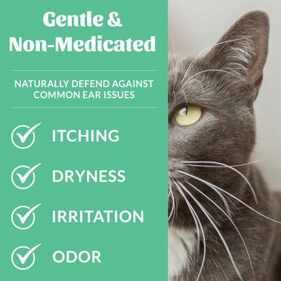 Probiotic Cat Ear Cleaner, 4-fl oz bottle