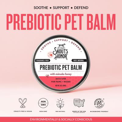 Prebiotic Dog & Cat Balm, 2-fl oz jar