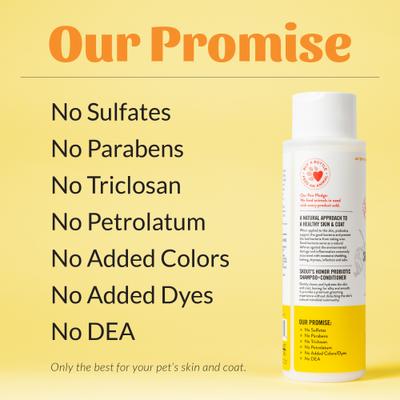 Probiotic Honeysuckle Pet Shampoo & Conditioner, 16-fl oz bottle