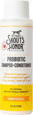 Probiotic Honeysuckle Pet Shampoo & Conditioner, 16-fl oz bottle