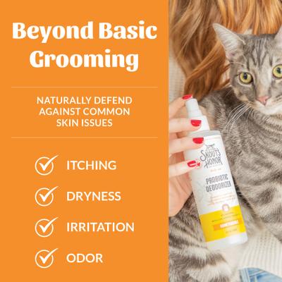 Probiotic Honeysuckle Daily Use Cat Deodorizer, 8-fl oz bottle