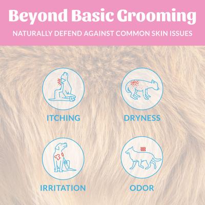 Spray desodorante probiótico Happy Puppy para uso diario para gatos y perros, botella de 8 onzas líquidas