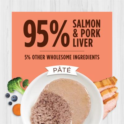 Original Real Salmon Recipe Grain-Free Pate Wet Cat Food, 3-oz can, case of 24