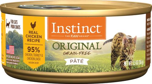 Original Real Chicken Recipe Grain-Free Pate Wet Cat Food, 3-oz can, case of 4