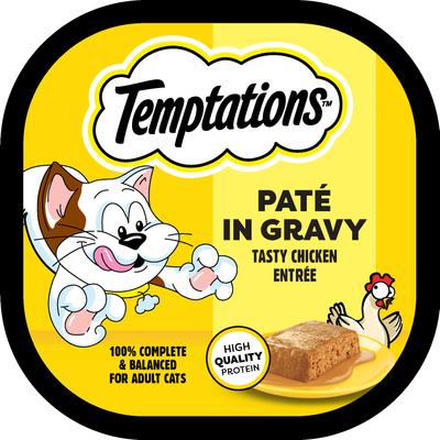 Tasty Chicken Flavor Pate in Gravy Wet Cat Food, 3.5-oz tray, case of 24